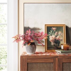 12" × 16" Antique Floral Framed Canvas
Board Olive Green - Threshold